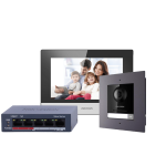 Hikvision DS-KIS602(B)/Flush Kit de videoportero Tecnología IP & WiFi