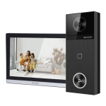 Hikvision DS-KIS610-P Kit de videoportero 4 Mpx Tecnología IP & WiFi Placa y monitor