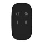 Hikvision AX DS-PKF1-WE(B)/BLACK Mando a distancia sistema Axpro | 868 MHz Color | negro