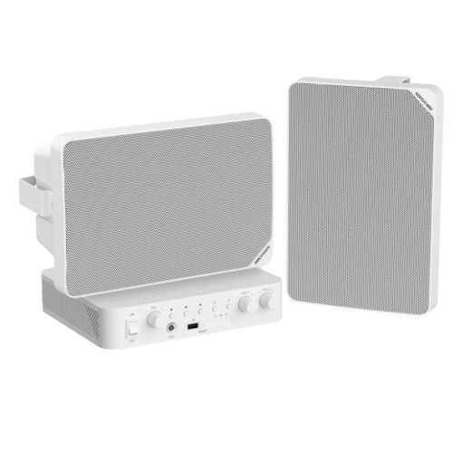 Hikvision DS-QAE0KA60120-2 Kit de audio Amplificador 60 W 4 x Altavoces de techo Potencia