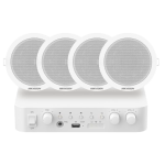 Hikvision DS-QAE0KA60206-4 Kit de audio Amplificador 60 W 4 x Altavoces de techo Potencia