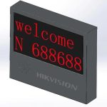 Hikvision Solutions DS-TVL224-4-5Y(2 Rows) Pantalla LED de entrada y salida