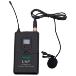 Dsppa DSPPA-D5812 Micrófono lavalier UHF Control de volumen Hasta 8h de autonomía
