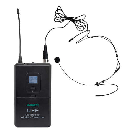 Dsppa DSPPA-D5813 Micrófono de diadema UHF Control de volumen Hasta 8h de autonomía
