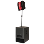 Dsppa DSPPA-LA1715 Altavoz line array portátil Dsppa Sistema activo DSP Clase D 500W+150W