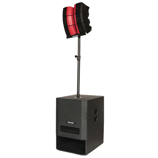 Dsppa DSPPA-LA1715 Altavoz line array portátil Dsppa Sistema activo DSP Clase D 500W+150W