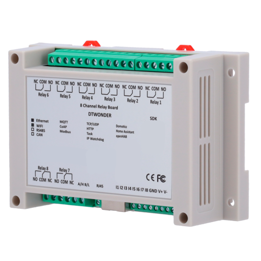 Dtech DT-R008 Módulo de adquisición y control de datos 8 entradas digitales