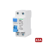Marca Blanca EBS2L-63A-2P Interruptor diferencial - Corriente nominal 63A - 2 polos (instalaciones monofásicas) -