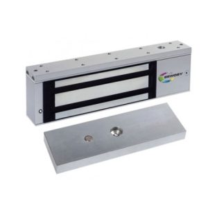 Sewosy EF550CTC Cerradura magnética o Electroimán puertas 500kg 12/24V DC LED IP42