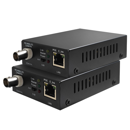 Marca Blanca EOC-500-POC-POE Extensor de IP por cable coaxial | PoE – Pasivo – Emisor y receptor – Permite transmitir 1