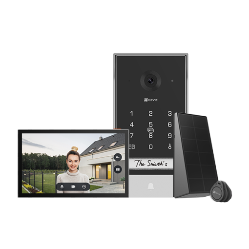 Ezviz EP7 Videoportero doméstico inteligente Con energía solar Conexión WiFi | Teclado