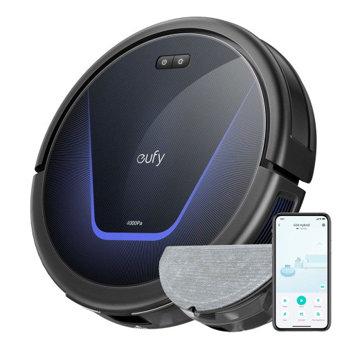 Eufy EUFY-ROBOVAC-G50-HYBRID Robot Aspirador Eufy by Anker Potencia máxima de 4000 Pa