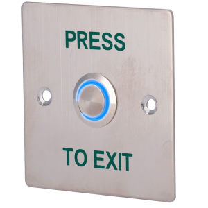 Safire EXITBUTTON303-LED Pulsador de liberación de puerta con LED Uso profesional Testado
