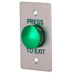 Safire EXITBUTTON305-SLIM Pulsador de liberación de puerta Tipo semiesfera Testado