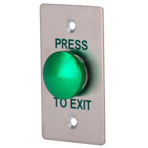 Safire EXITBUTTON305-SLIM Pulsador de liberación de puerta Tipo semiesfera Testado