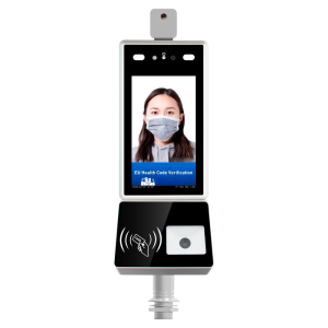 OEM FACE-TEMP-QR-T Escáner Green Pass | Pasaporte Covid EU Instalación en torno