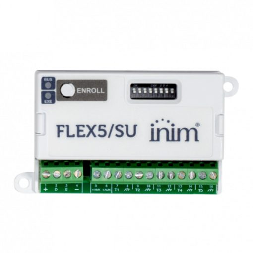 Inim FLEX5/SU – Modulo expansor con 5 terminales entrada/salida