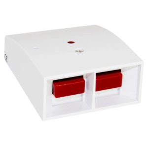 Alarmtech HB120 - Pulsador de pánico electrónico - 2 botones que permiten 2 funciones de alarma diferentes
