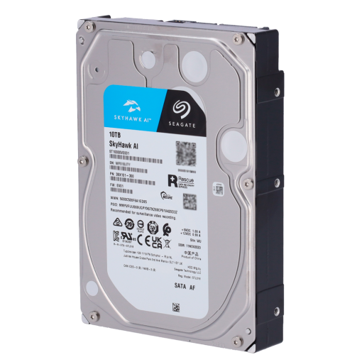 Seagate HD10TB-S-AI Disco duro Seagate Skyhawk AI ST10000VE001 – Capacidad 10 TB – Interfaz SATA 6 Gb/s – Diseñado