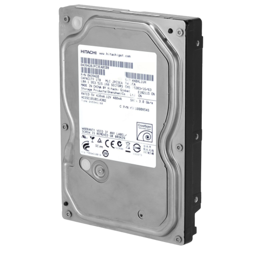 Hitachi HD1TB-S-REFURBISHED Disco duro – Capacidad 1 TB – Interfaz SATA 3 Gb/s – Especial para Videograbadores – Suelto o