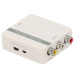 Marca Blanca HDMI-AV-CONVERTER Convertidor HDMI a AV - 1 entrada HDMI - 1 salida AV - Resolución de salida PAL/NTSC -