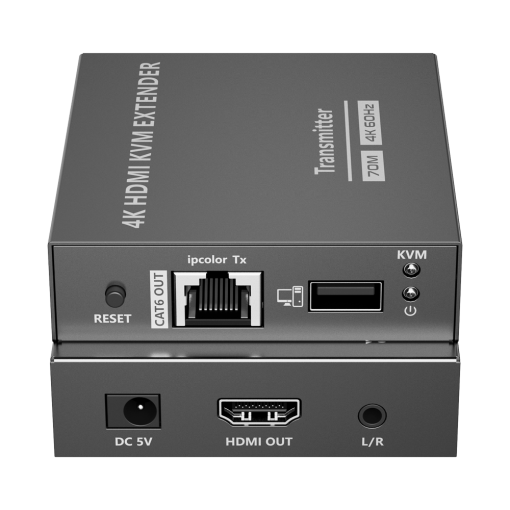 Lenkeng HDMI-EXT-4K60-KVM70 Extensor KVM de señal HDMI Alcance 70 m Resolución 4K Permite