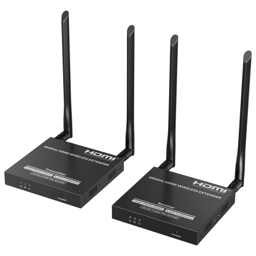 Lenkeng HDMI-EXT-PRO-W-4K60 Extensor inalámbrico de señal HDMI Alcance 50 m Resolución 4K