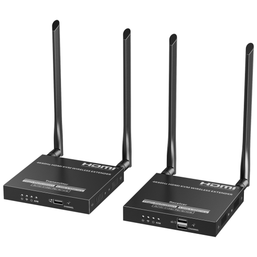 Lenkeng HDMI-EXT-PRO-W-4K60-KVM Extensor KVM inalámbrico Alcance 50 m Resolución 4K