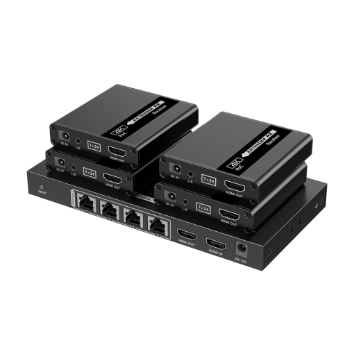 Lenkeng HDMI-SPL-1×4-4K30-CAT6 Extensor Splitter de señal HDMI Alcance 40 m Resolución 4K
