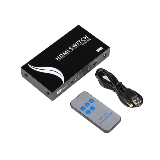 Marca Blanca HDMI-SWITCH-5-1-4K Switch de señal HDMI – Permite 5:1 – Resolución 4K