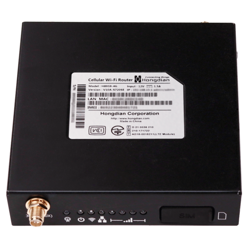 Hongdian HG-H8959-L4EU-W Router Industrial 4G LTE Cat 4 Conectividad confiable