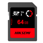 Hikvision HS-SD-E30STD/64G/CAPTURE/W Tarjeta SD Hikvision - Capacidad 64 GB - Clase 10 | Velocidad R/W: 180/150 MB/s - Ciclos E/P: