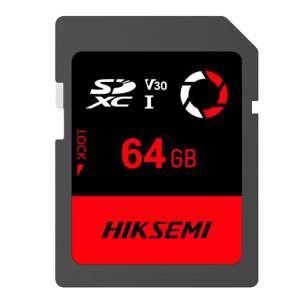 Hikvision HS-SD-E30STD/64G/CAPTURE/W Tarjeta SD Hikvision - Capacidad 64 GB - Clase 10 | Velocidad R/W: 180/150 MB/s - Ciclos E/P: