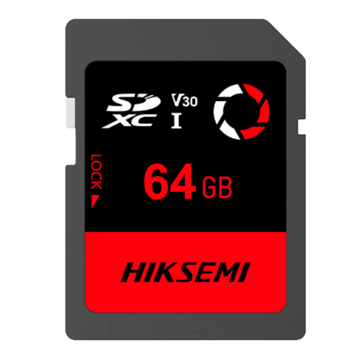 Hikvision HS-SD-E30STD/64G/CAPTURE/W Tarjeta SD Hikvision – Capacidad 64 GB – Clase 10 | Velocidad R/W: 180/150 MB/s – Ciclos E/P: