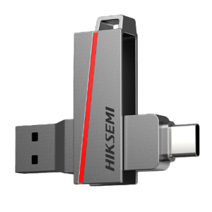 Hikvision HS-USB-E307CSTD/128G/U3/NEWSEMI/WW Pendrive USB Hikvision - Capacidad 128 GB - Interfaz USB Tipo A/Tipo C 3.2 - Velocidad máx