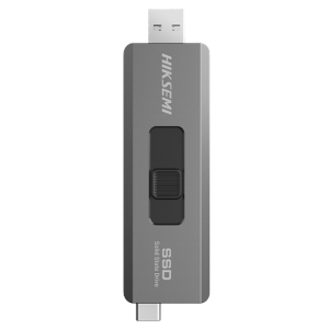 Hikvision HS-USB-S309CSTD/500G/U3//HIKSEMI/WW Disco SSD portátil Hikvision - Formato de pen drive - Capacidad 500 GB - Interfaz USB Tipo A y