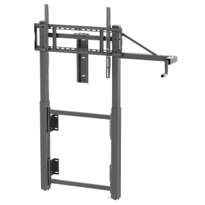 Iboard IB-IBD-ST011 Soporte suelo-pared - Peso soportado 120 Kg - VESA 800x600 mm - Altura ajustable con manivela