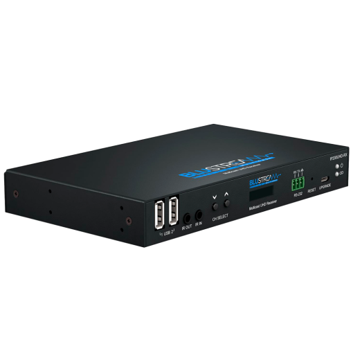 Blustream IP200UHD-RX Receptor de video sobre IP Resolución UHD 1 entrada LAN (RJ45) 1