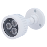 Marca Blanca IR40 Foco infrarrojo de alcance 50m - Iluminación por LEDs - 60° de apertura - 3 leds Ø10 - Incluye
