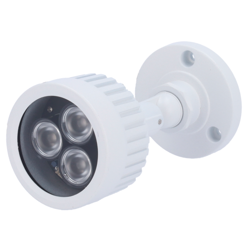 Marca Blanca IR40 Foco infrarrojo de alcance 50m – Iluminación por LEDs – 60° de apertura – 3 leds Ø10 – Incluye