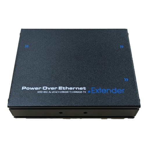 DrNET IREP-2CH – Extensor PoE Industrial de 3 puertos: 1 puerto de entrada PoE y 2 puertos de salida PoE