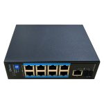 DrNET ISFE10-8P-120W - Switch Lite Industrial PoE de 10 puertos: 8 puertos PoE 10/100 Mbps, 1 puerto Uplink RJ45