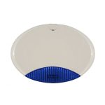 OEM ISIDE 140 Sirena exterior auto-alimentada/auxiliar con lanzadestellos azul