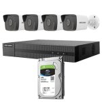 Hikvision Value KIT_IP_POE_HIK Kit Bullet IP Hikvision | Grabador + 4x Bullet + HD