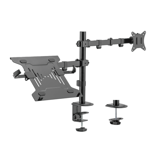 Brateck Lumi LDT66-C024ML Brazo para monitor y PC – Instalación en mesa – Peso soportado 9 Kg + 4 Kg