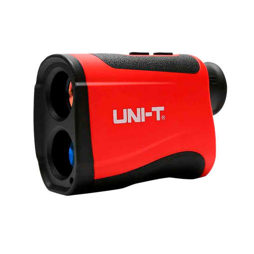 Uni-T LM1000 Medidor láser – Diseño antideslizante y silencioso – Lente 25 mm – Telescopio zoom óptico 7X –