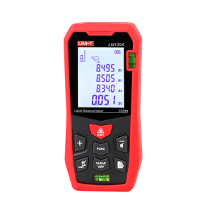 Uni-T LM100A Medidor láser de distancia - Rango de hasta 100 m con precisión milimétrica - Medición de