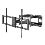 Brateck Lumi LPA77-696 Soporte a pared con brazo - Peso soportado 120 Kg - VESA 900x600 mm - Distancia a la pared de