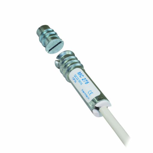 Alarmtech MC 275 Contacto magnético de alta seguridad con tornillo rotativo, cable de 2 m