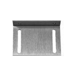 Alarmtech MC L Placa de montaje Alarmtech en ángulo en forma de L de aluminio con agujeros